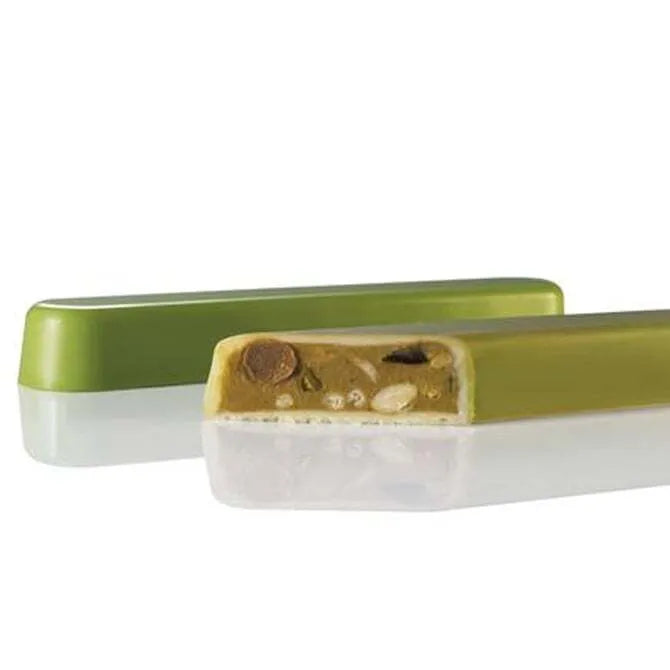 Chocolog Flat Nougat Bar Chocolate Mold - 4 Indents