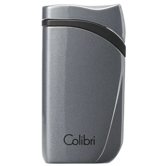Colibri Falcon Metallic Charcoal Single Torch Lighter - LI310T11