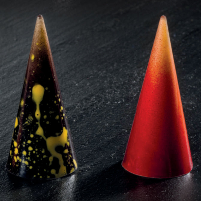 Cone Pyramid Chocolate Mold - 28 Cavities