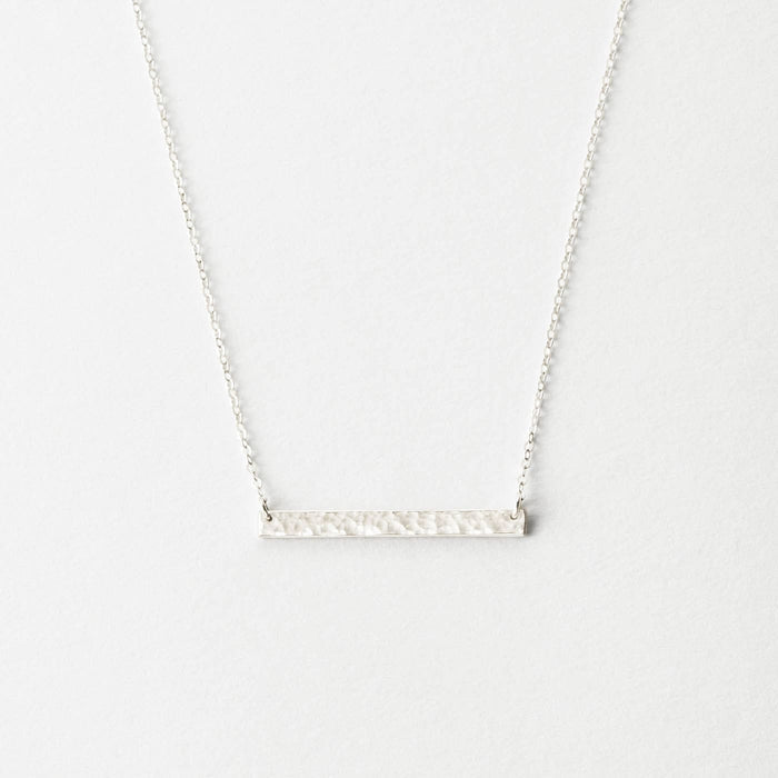 Material: Sterling Silver; Finish: Hammered