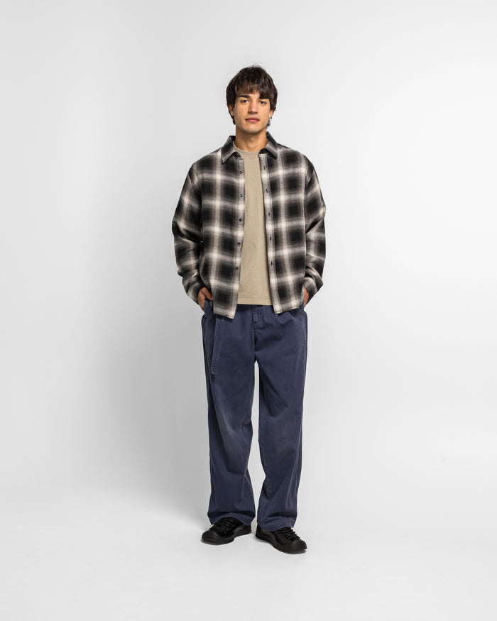 Hold LS Shirt - Black Plaid