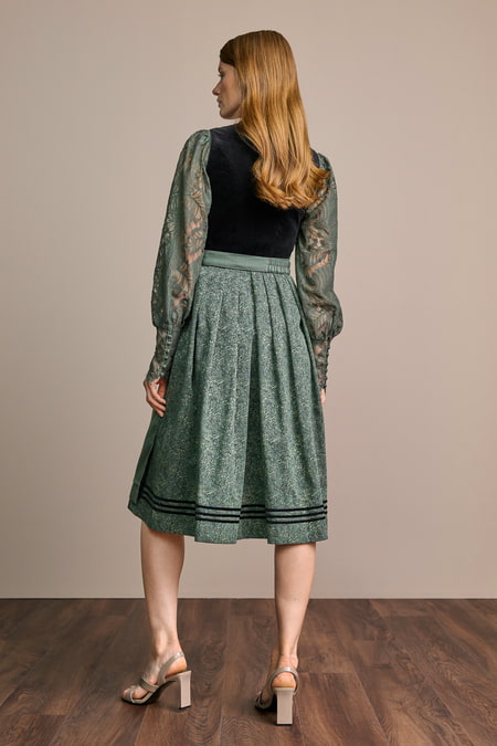 Julia Trentini Romi Dirndl, Black — 70cm Long