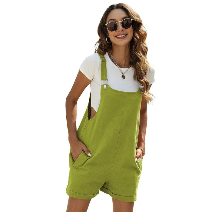 KAIA™ – Casual Minimalist Summer Short Jumpsuit