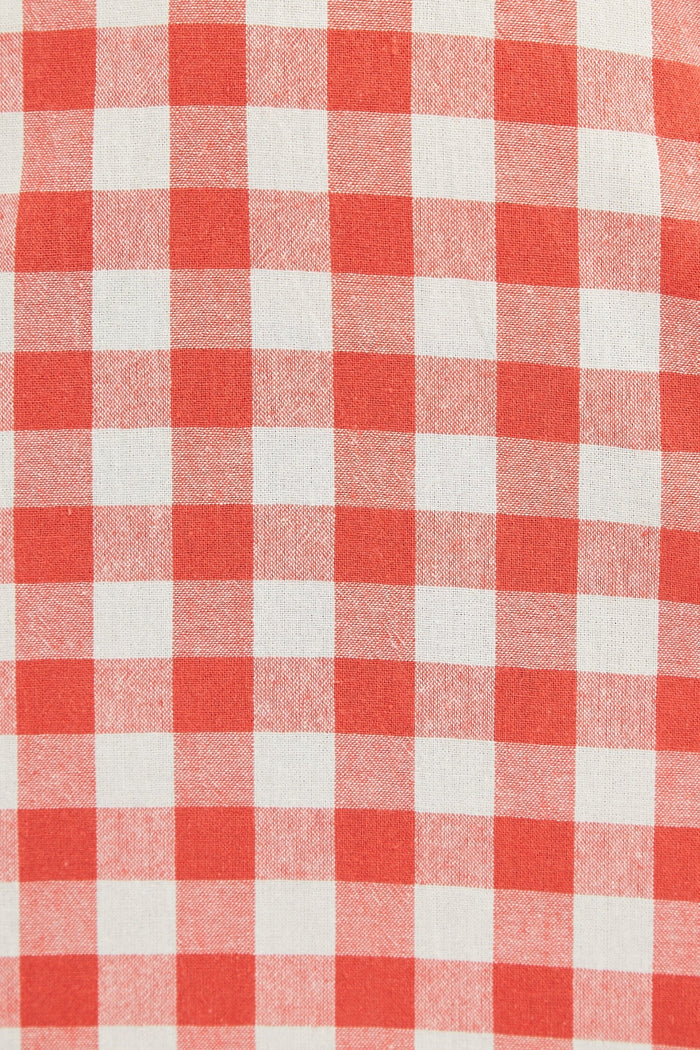Kare Picnic Check Cap Sleeve Mini Dress – Red - Bascora