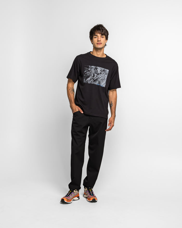 Kragg Cotton Lithographica SS - Black