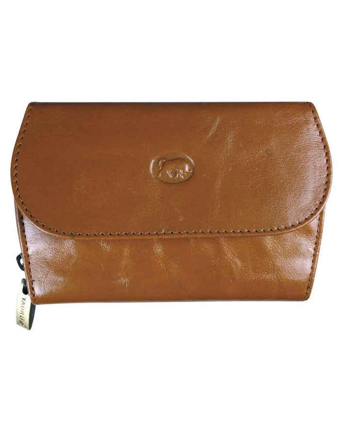 Leather Purse - Tan - The Classic Boutique