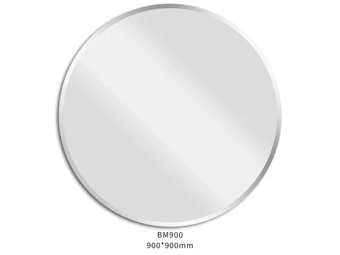 Luna Bevel Edge Round Mirror 500-900mm