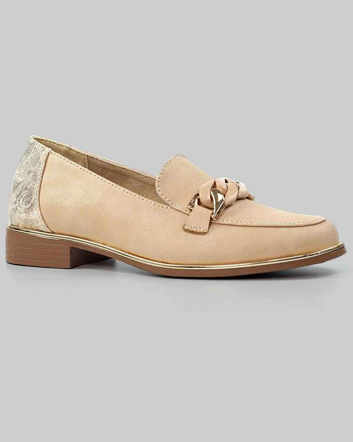Lunar Merida Slip On Shoe - Beige - Image 2 - The Classic Boutique