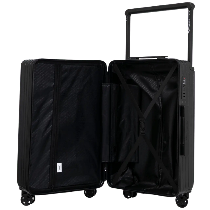 Walizka średnia Wings ABS+ 24" Customized BLACK SLAY customized