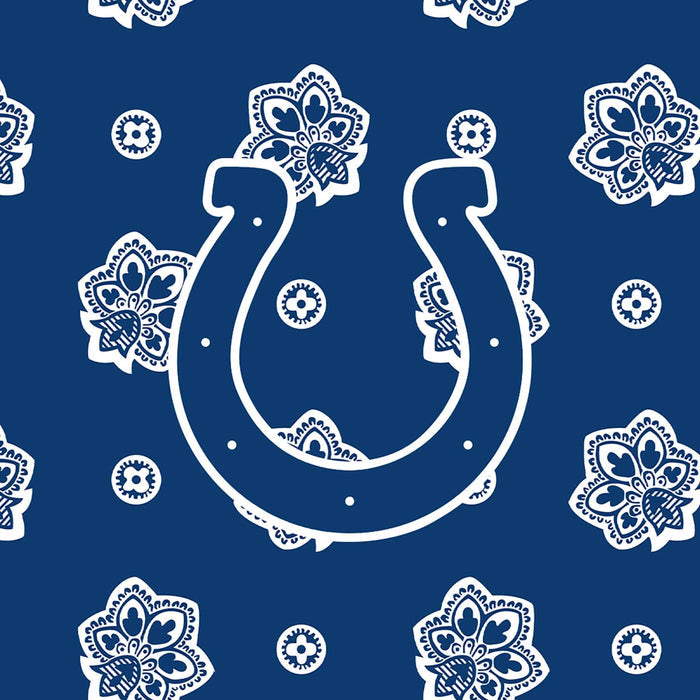 NFL Medium Cosmetic Bag-Indianapolis Colts Bandana-Image 3-Vera Bradley