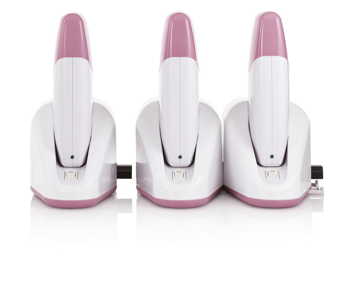 Pink Cartridge heater & base