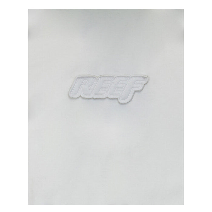 Polera Reef Men Manga Larga Clean White