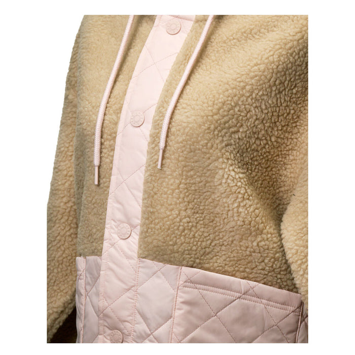 Sherpa Reef Women Buttons Pink Beige