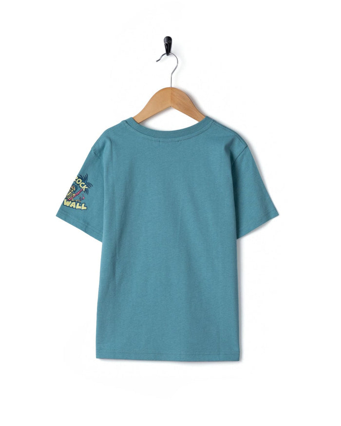 Sip N Dip Cornwall Kids Short Sleeve T-Shirt in Blue