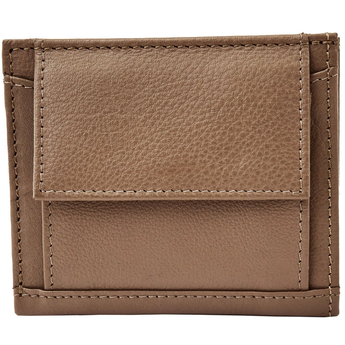 Mały portfel damski WINGS ze skóry naturalnej BEIGE LEATHER COLLECTION