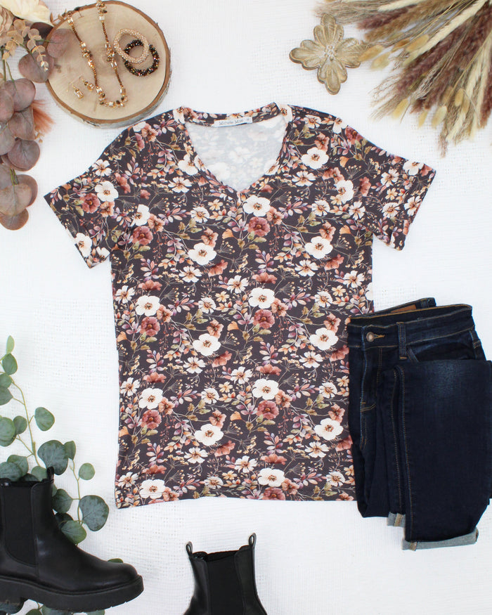 Sophie Top - Blushwood Floral by Michelle Mae