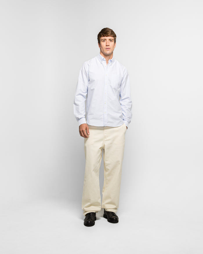 Standard Oxford BD Shirt - Pale Blue Stripe