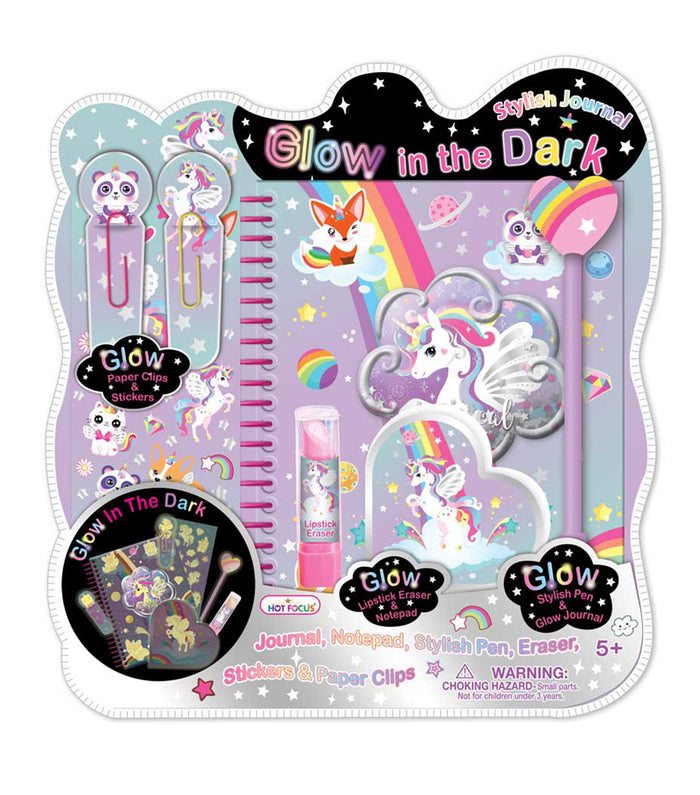 Stylish Journal, Glow in the Dark 252 - Hot Focus