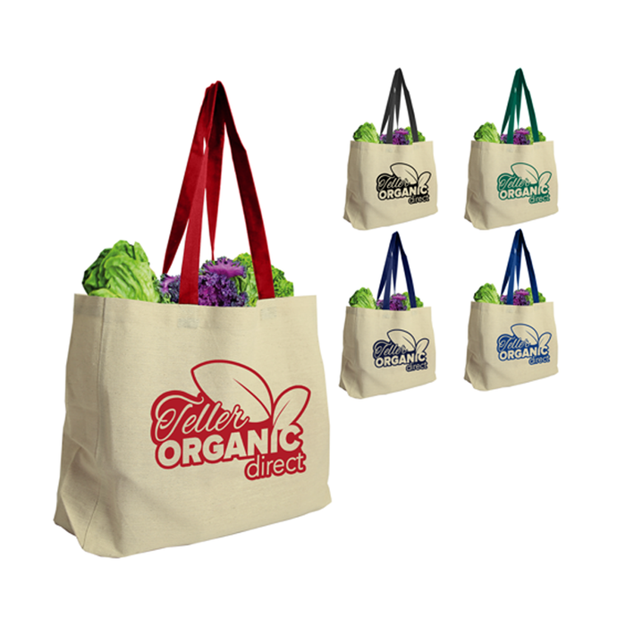 The Natural 8 oz. Cotton Canvas Tote, Full Color