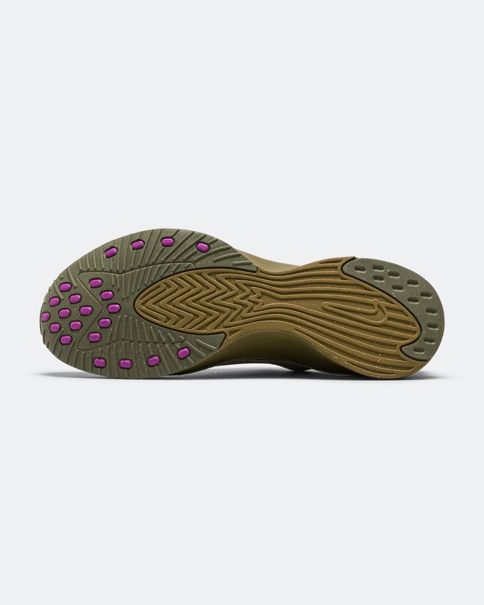 Womens Air Superfly Moc - Medium Olive/Vivid Purple-Olive Flak