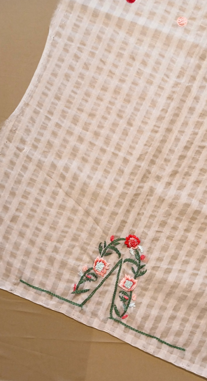 Zariya Noor Organza Unstitched Suit