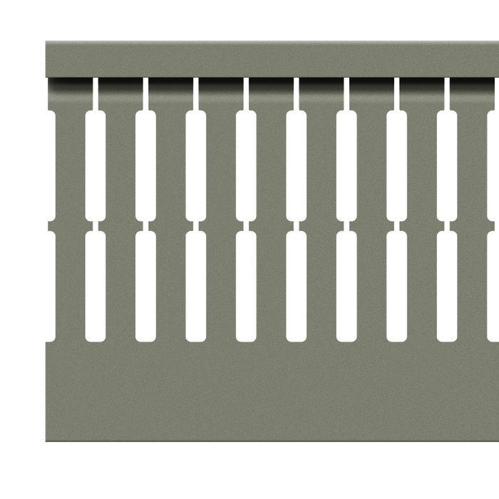 100x100mm Wire duct with cover side view