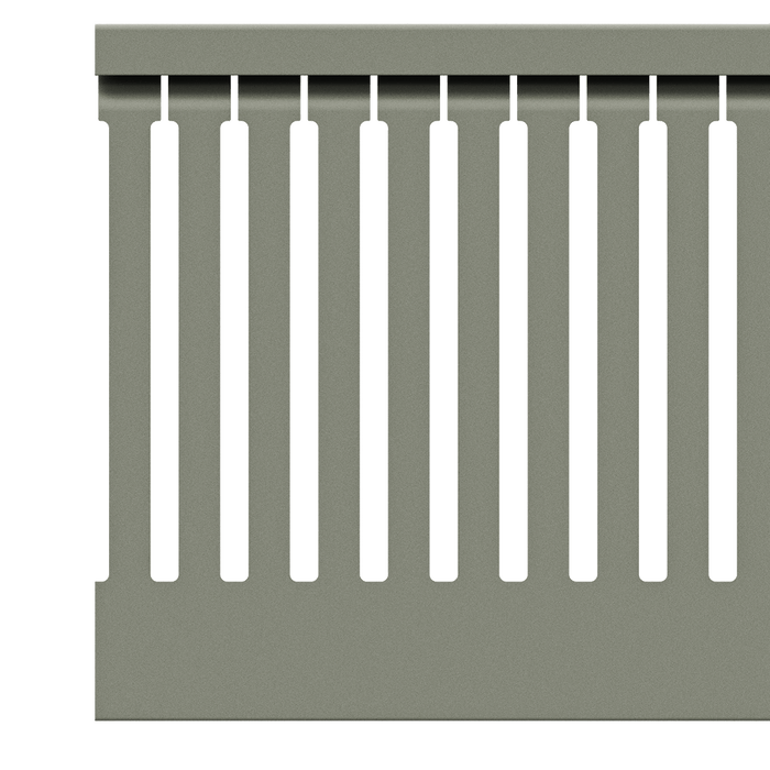 25x100mm Wire duct with cover side view