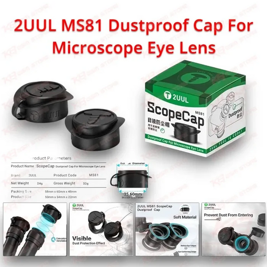 2UUL MS81 Dustproof Cap For Microscope Eye Lens