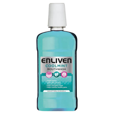 ان ليفن مضمضه 500مل كوول منت - Enliven Mouthwash 500 ml - Cool Mint
