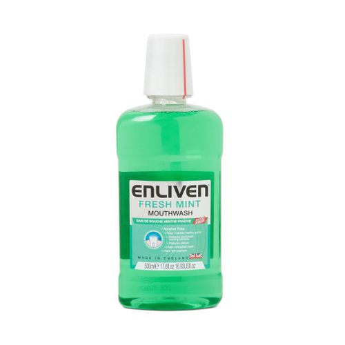 ان ليفن مضمضه 500مل فريش منت - Enliven Mouthwash 500 ml - Fresh Mint