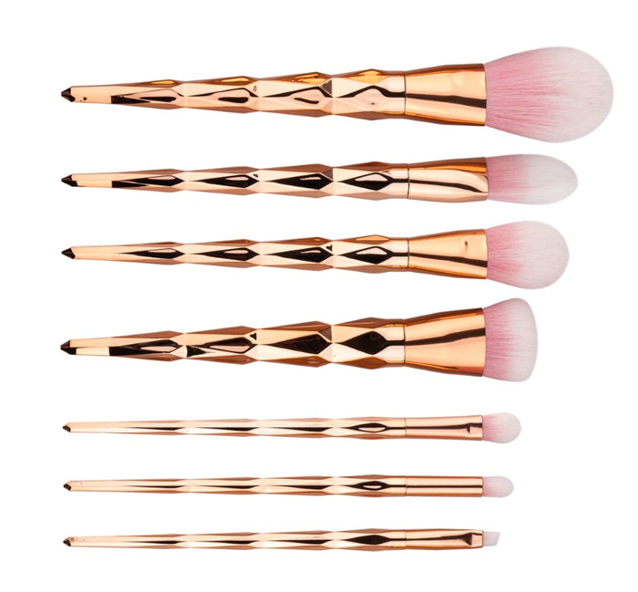 💎 7 PCS DIAMOND MAKEUP BRUSH SET
