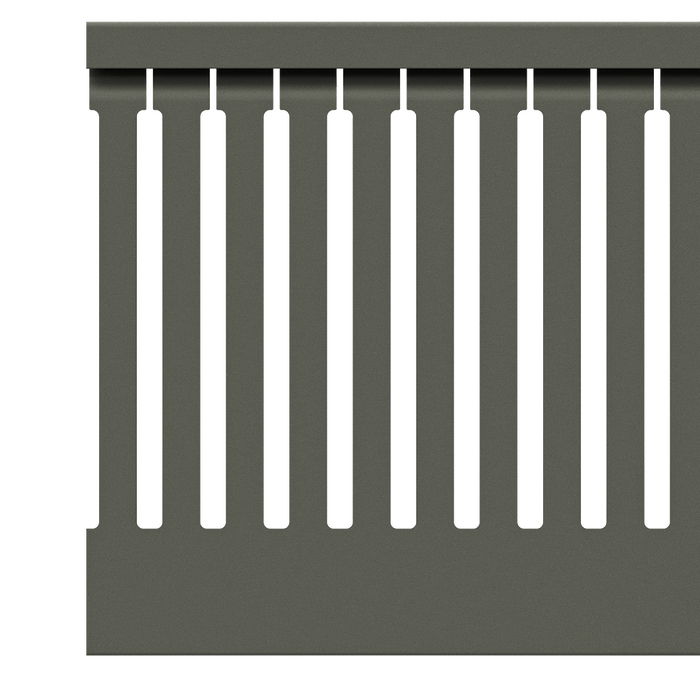 80x100mm Wire duct with cover side view