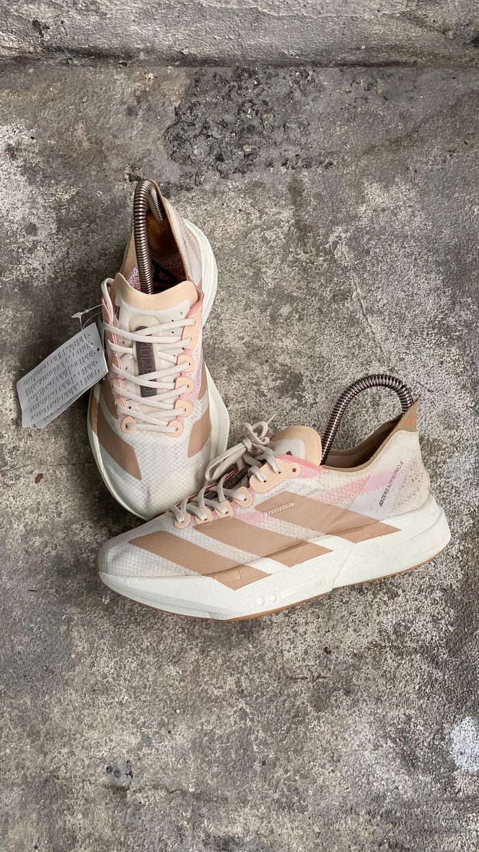 ADIDAS ADIZERO BLANCO BEIGE