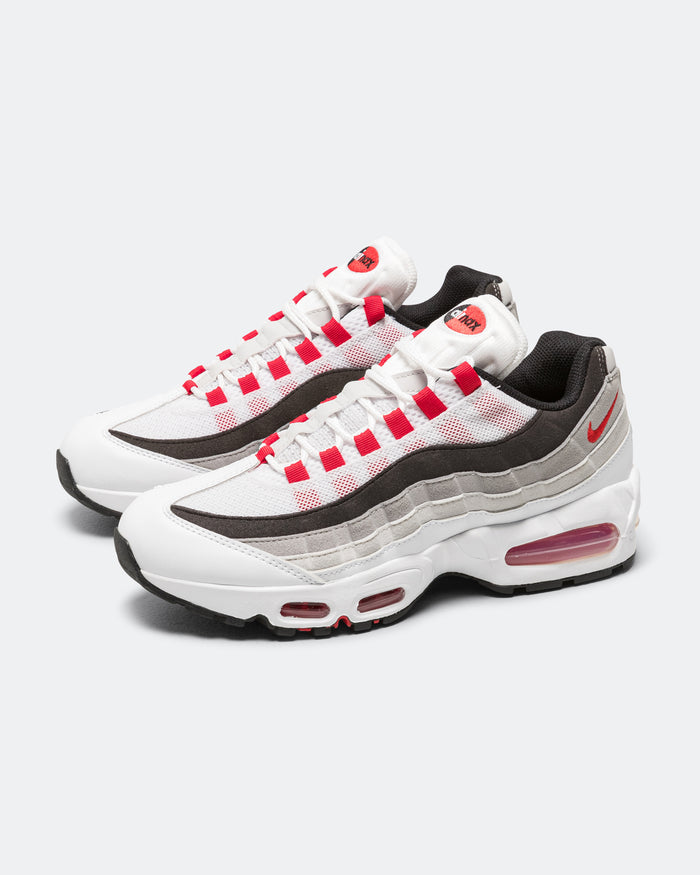 Air Max 95 Premium - White/Comet Red-Neutral Grey-Medium Grey