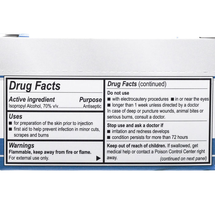 Alcohol Wipe Towelettes Medifirst 50/box