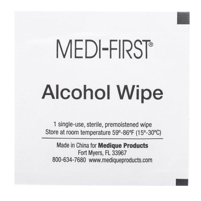 Alcohol Wipe Towelettes Medifirst 50/box