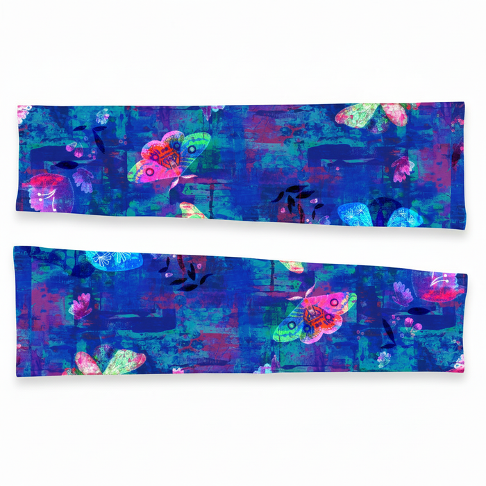 Mulberry arm sleeves - horizontal flat lay