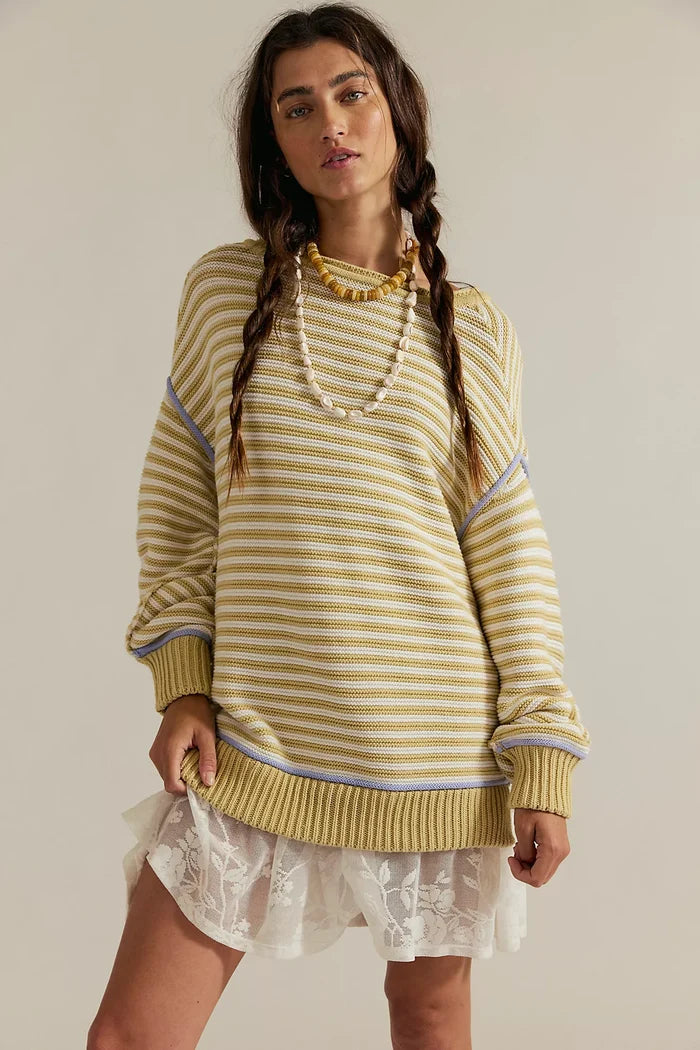 Asher Pullover - Sand Combo