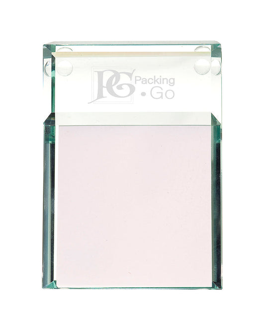 Atrium Glass Message Pad Holder