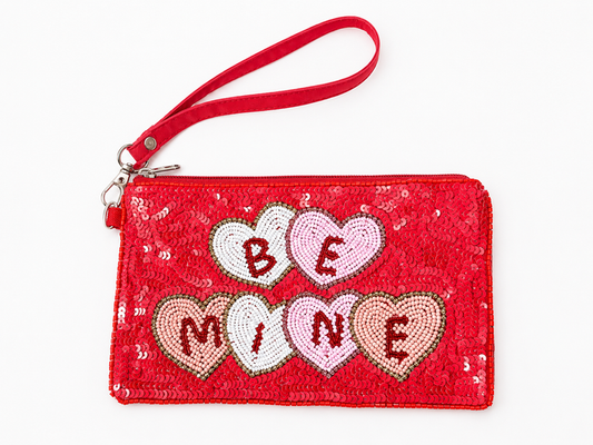 Be Mine Seed Bead Wristlet