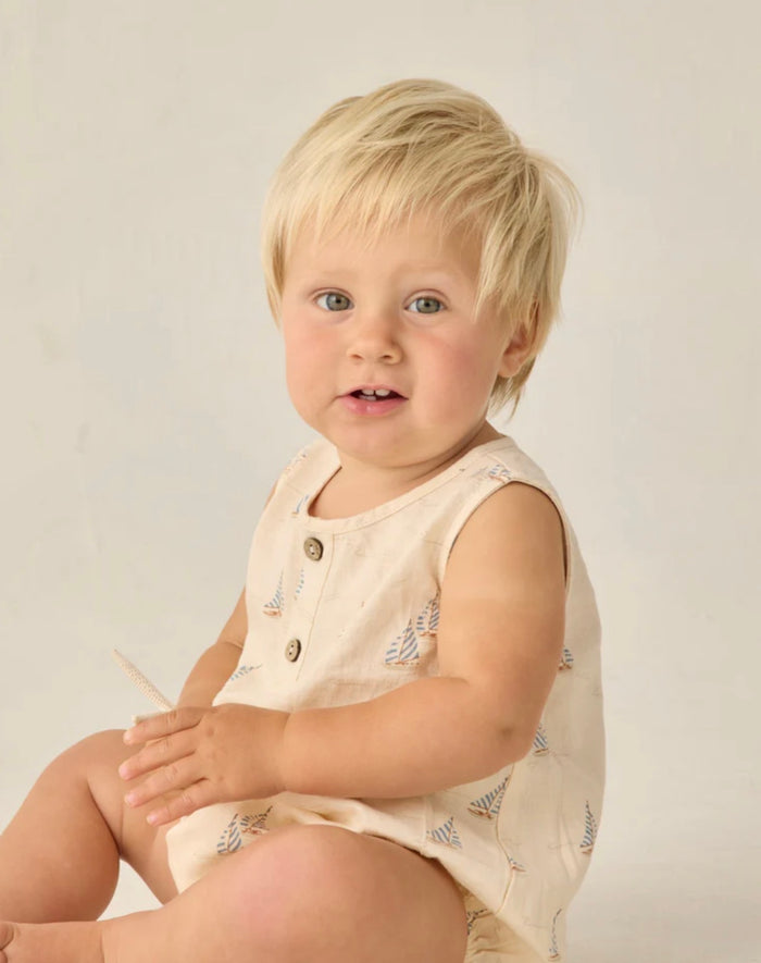 Beau Romper - Sail