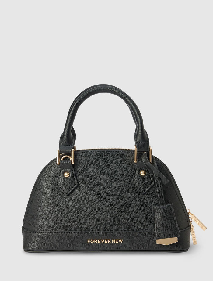 Beverly Bowler Bag 0 Black Saffiano Forever New