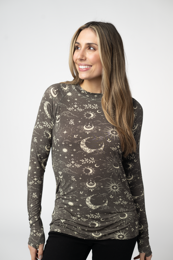 Blair Long Sleeve Top - Celestial Nights by Michelle Mae