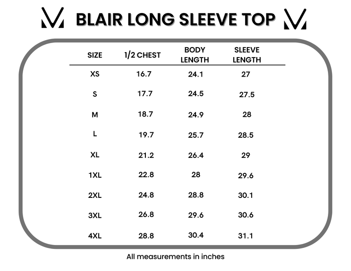 Blair Long Sleeve Top - Harvest Bows by Michelle Mae