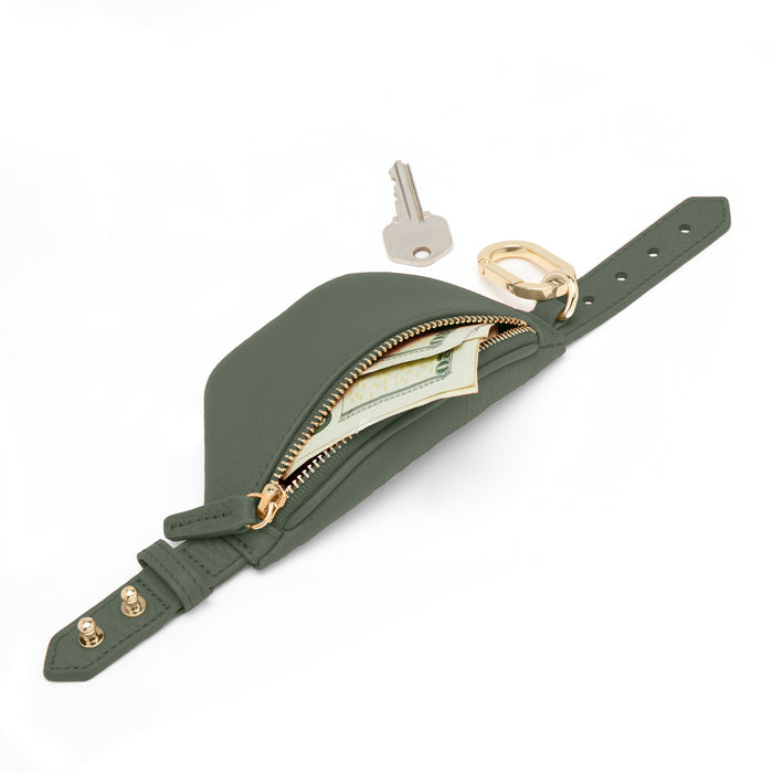 Blake Mini Wrist Pouch-Moss-029-414-6