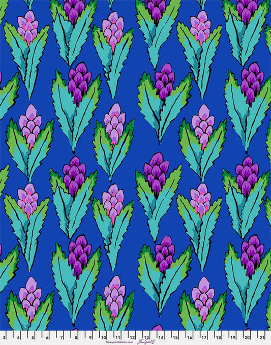 Blue Hyacinth Cotton Fabric, Kaffe Fassett for Kaffe Fassett Collective Spring 2026