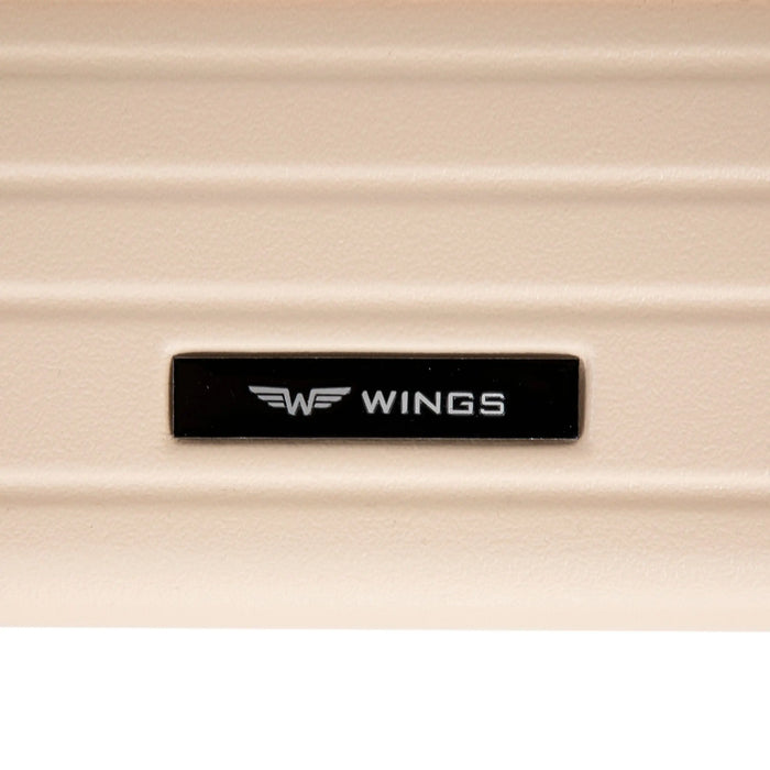 Walizka kabinowa Wings ABS+ 20" Customized  DIRTY WHITE LIPS customized
