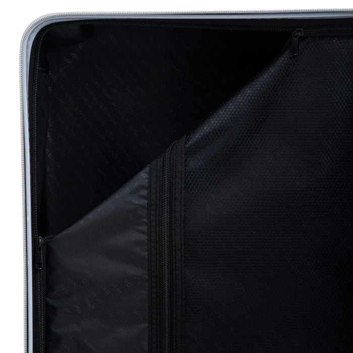 Walizka kabinowa Wings ABS+ 20" Customized PASTEL BLUE CIAO customized