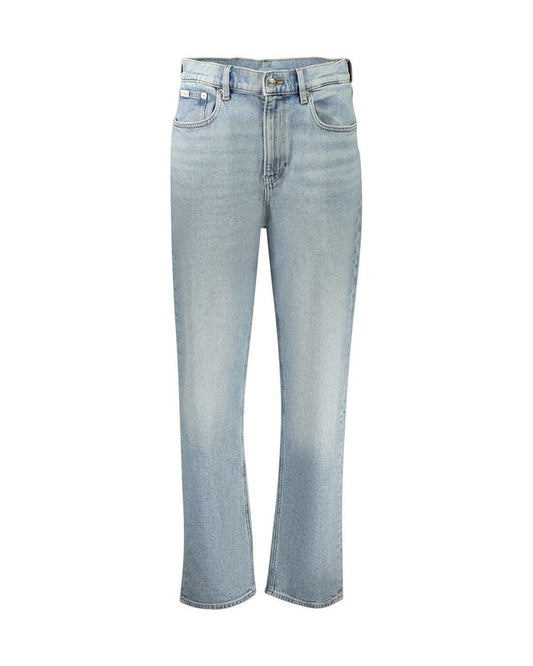Calvin Klein Azzurro Cotton Women Jeans