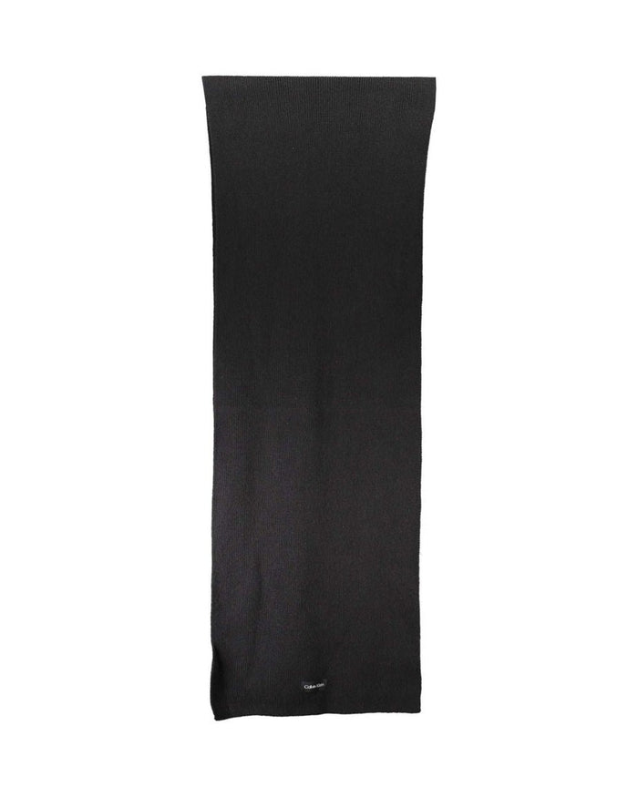 Calvin Klein Black Cotton Women Scarf